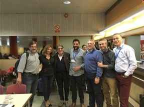 En la UCM con el Dr Ignazio Loi